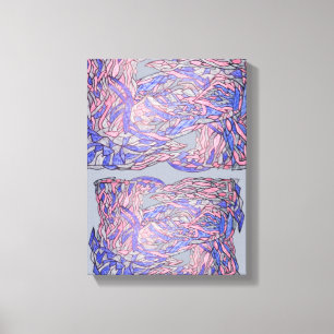 Unstructured Grace Abstract Movement Art Canvas Print