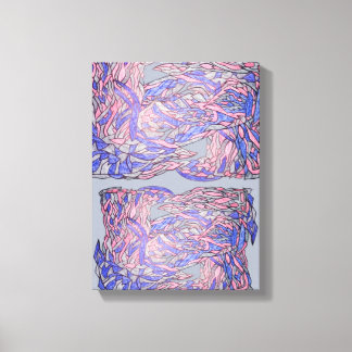 Unstructured Grace Abstract Movement Art Canvas Print