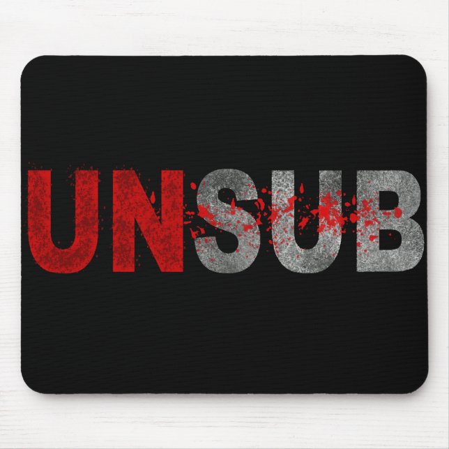 UNSUB MOUSE MAT (Front)
