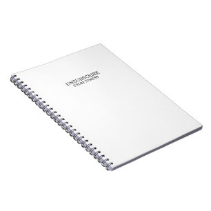 Unsubscribe From Stress Minimalist Typography  Notebook