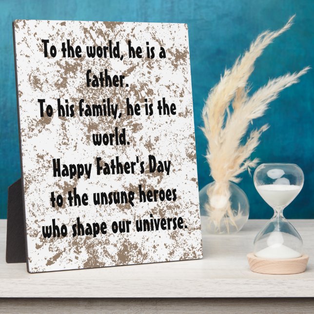 Unsung Heroes Plaque (Side)