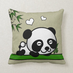 Unsuspecting Panda Cushion