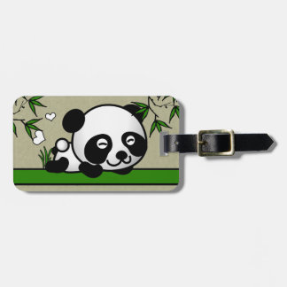 Unsuspecting Panda Luggage Tag