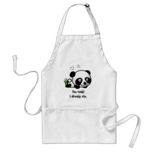 Unsuspecting Panda Standard Apron