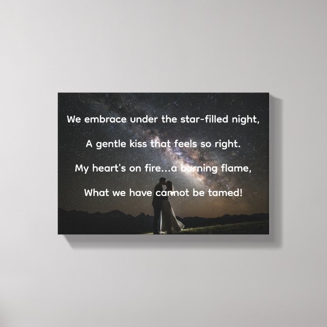 Untamable  canvas print (Front)