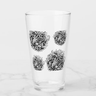 Untamed Bloom: Organic Energy Glass
