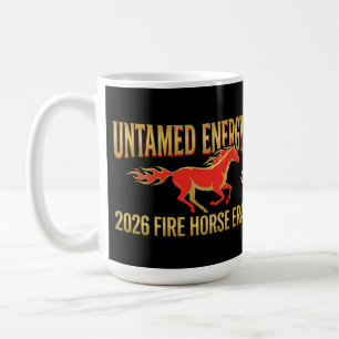 Untamed Energy 2026 Fire Horse Era Lunar New Year Coffee Mug