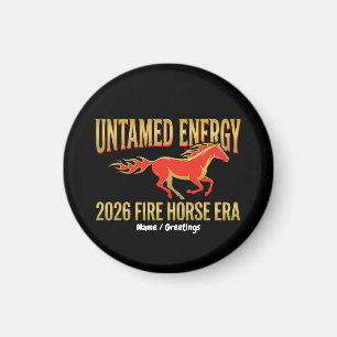 Untamed Energy 2026 Fire Horse Era Lunar New Year Magnet