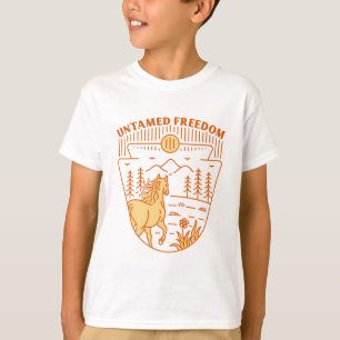 Untamed Freedom Horse T-Shirt