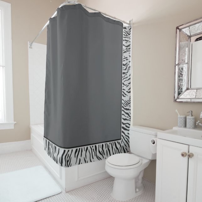 Untamed Night Shower Curtain (In Situ)