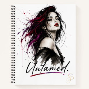 Untamed. Personalised Notebook Customised Gift