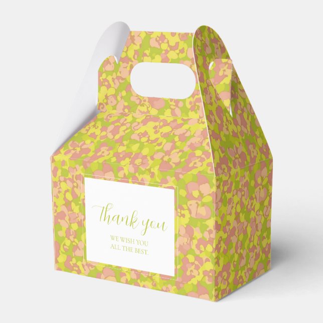 Untamed Petals Favour Box (Front Side)