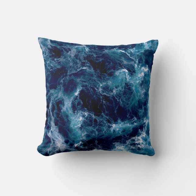 Untamed Sea Churn Cushion (Front)