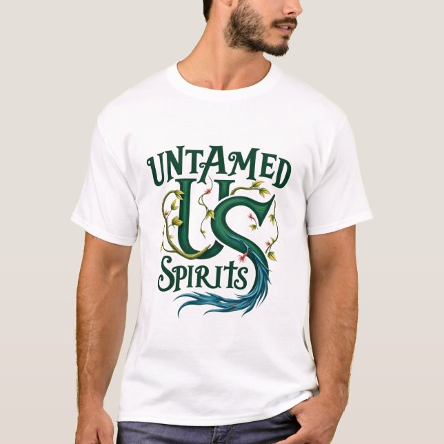 Untamed Spirits: Embracing the Wild Heart of Natur T-Shirt (Front)