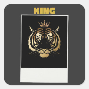 Untamed Tiger Sticker – Bold Wild Streetwear Graph