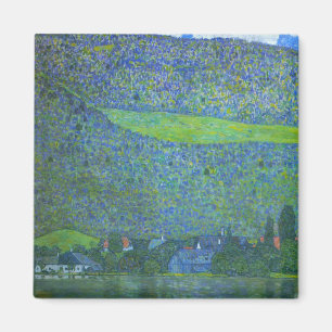 Unterach at Attersee by Klimt, Vintage Art Nouveau Magnet