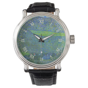Unterach at Attersee by Klimt, Vintage Art Nouveau Watch