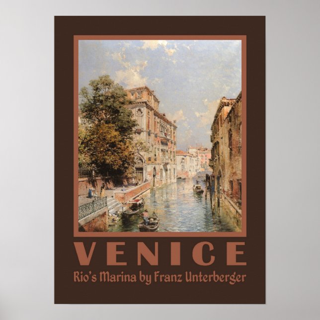 Unterberger’s Venice art poster (Front)
