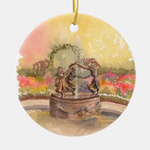 Untermyer Fountain Central Park Conservatory Ceramic Tree Decoration