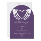 Until Death Skeleton Hands Arch Wedding Two Sided