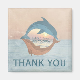 Until the end of time Wedding Thank you favour Magnet