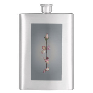 Until the last petal... hip flask