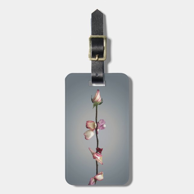 Until the last petal... luggage tag (Front Vertical)