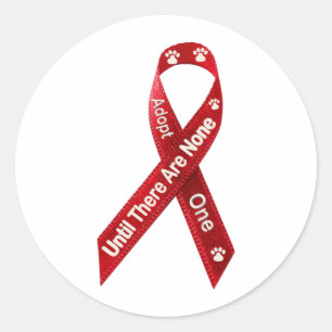 Until There Are None, Adopt One Classic Round Sticker
