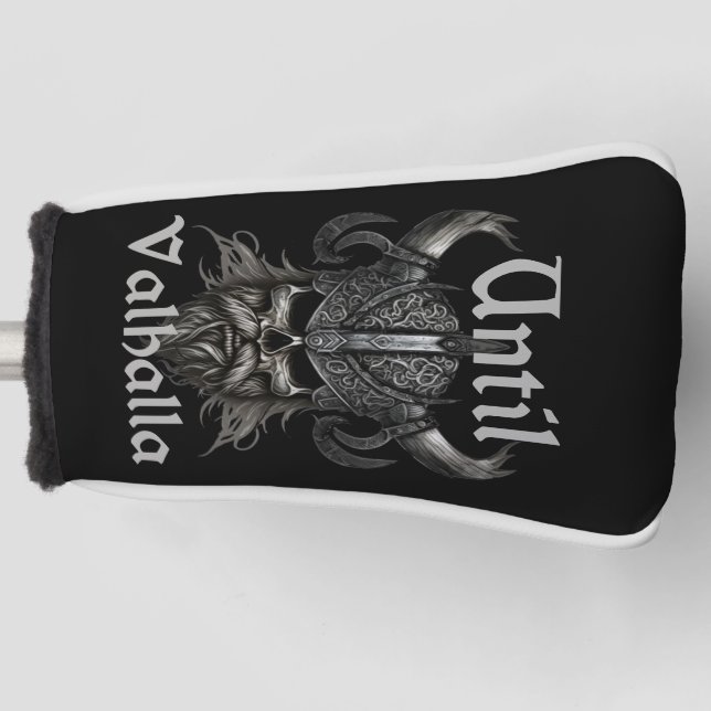 Until Valhalla Golf Head Cover (Front)