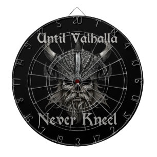 Until Valhalla Never Kneel Dartboard