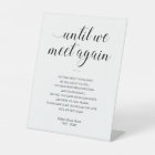 Until We Meet Again Personalised Funeral Poem