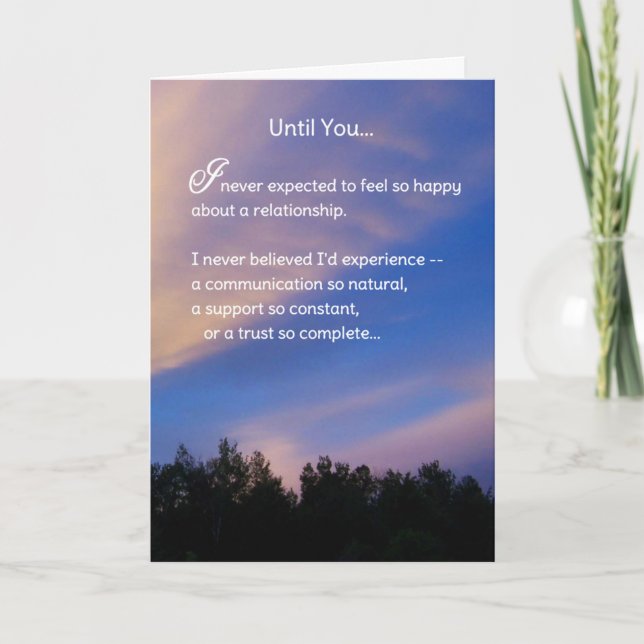 Until You...Romance Card (Front)