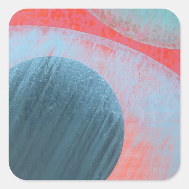 Untitled 102 square sticker (Front)