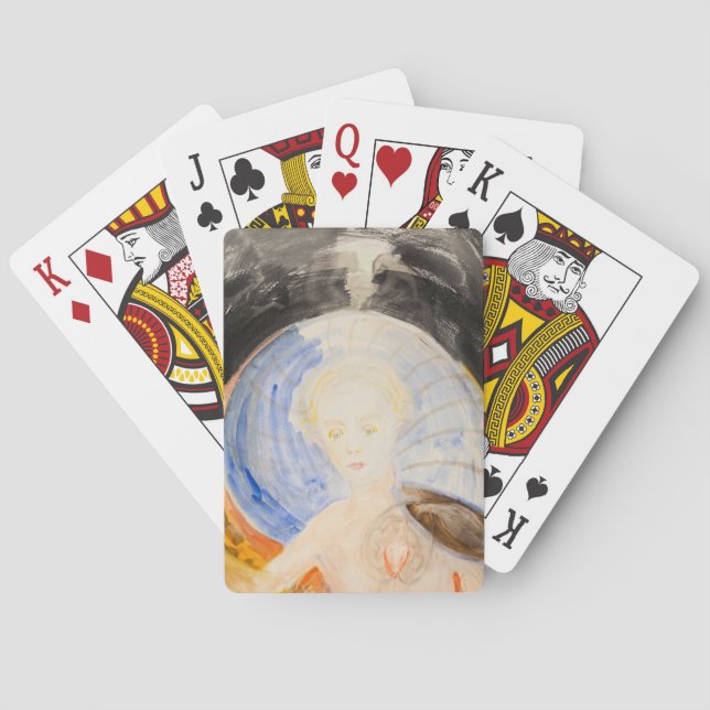 Untitled, 1934 by Hilma af Klint Playing Cards (Back)