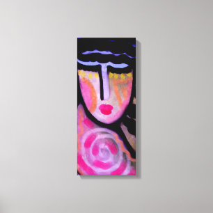 Untitled Abstract Digital Painting of a Woman Canvas Print