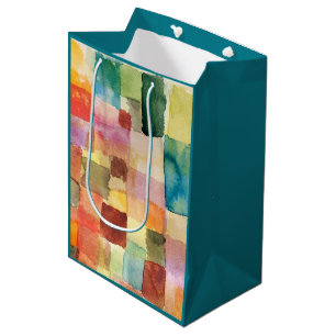 Untitled abstract watercolor squares - Paul Klee Medium Gift Bag