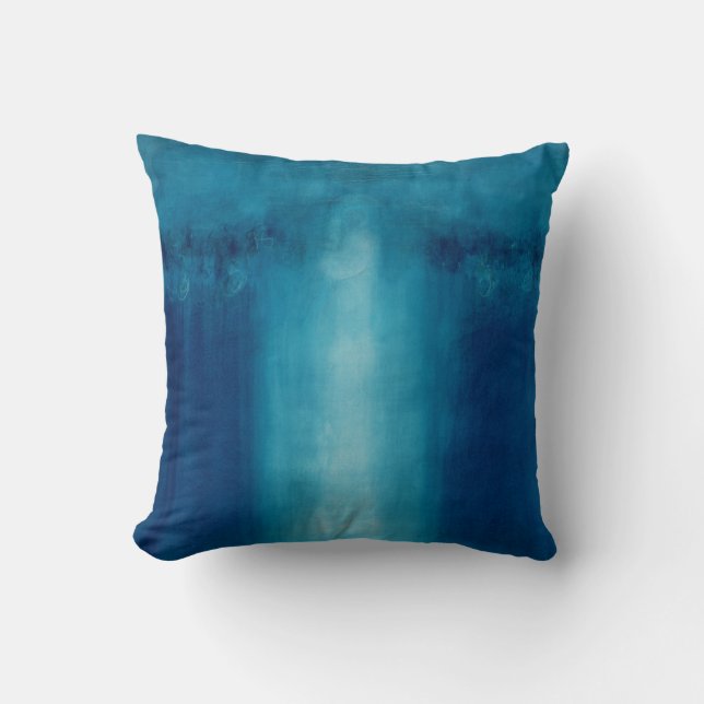 Untitled blue painting 1995 cushion (Front)