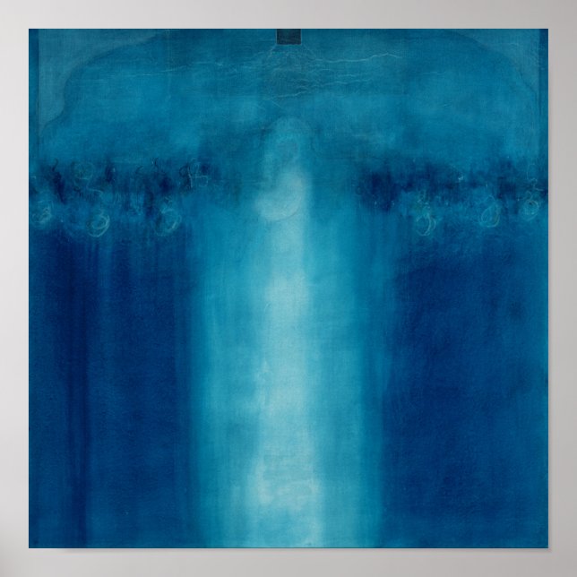 Untitled blue painting 1995 poster (Front)