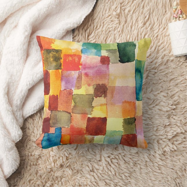 Untitled by Paul Klee Abstract Art Cushion (Blanket)