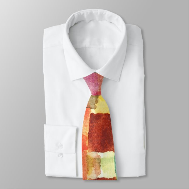 Untitled by Paul Klee Abstract Art Tie (Tied)