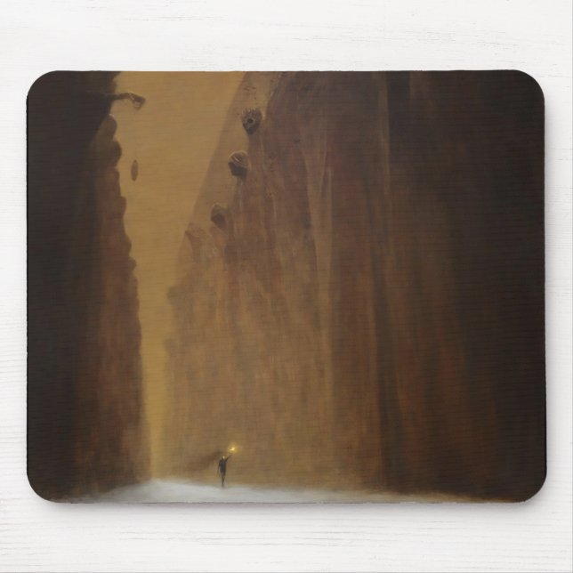 Untitled (Death Valey) by Zdzislaw Beksinski Mouse Mat (Front)