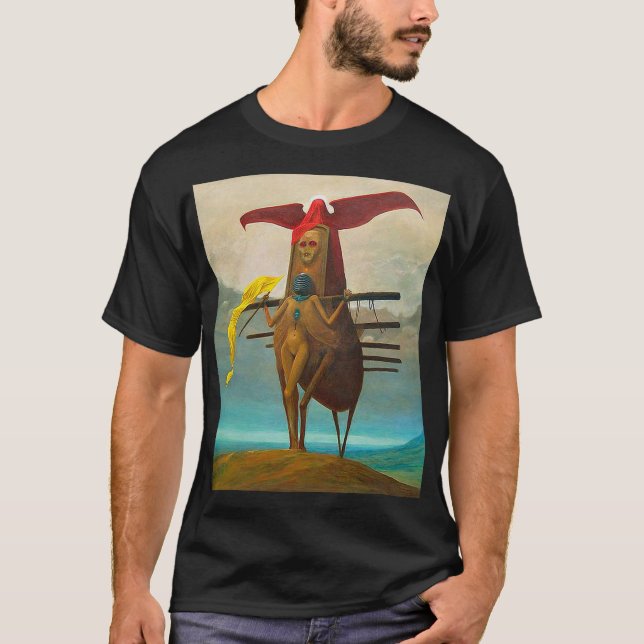 Untitled (Exotic Vessel) by Zdzisław Beksiński T-Shirt (Front)