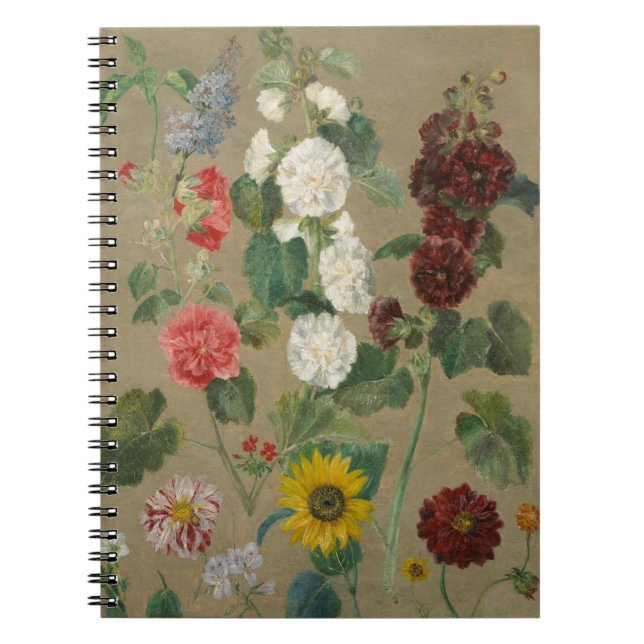 Untitled (Flowers) (oil on board) Notebook (Front)
