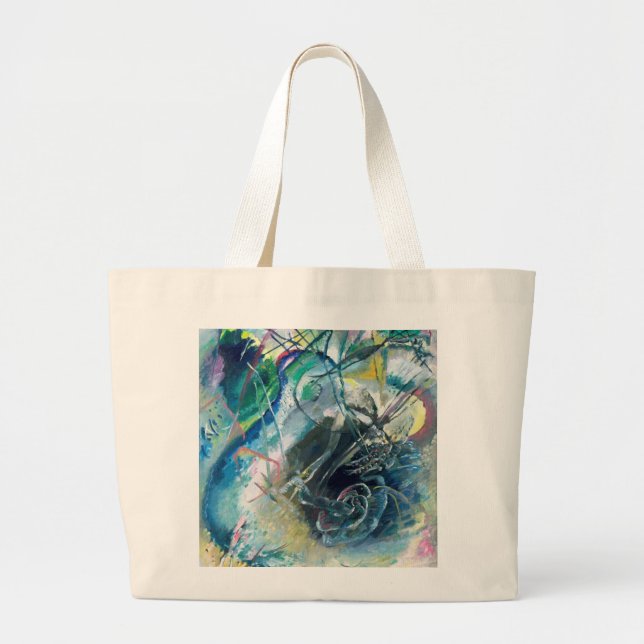 Untitled Improvisation, 1914 Large Tote Bag (Front)