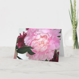 Untitled Peony Greeting Card