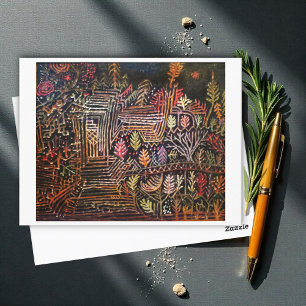 Untitled (Reconstruction) by Paul Klee 1926  Postcard