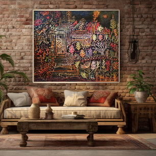 Untitled (Reconstruction) by Paul Klee 1926  Poster