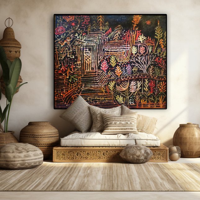 Untitled (Reconstruction), Paul Klee Abstract Art Photo Print (Creator Uploaded)