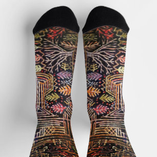 Untitled (Reconstruction), Paul Klee Abstract Art Socks
