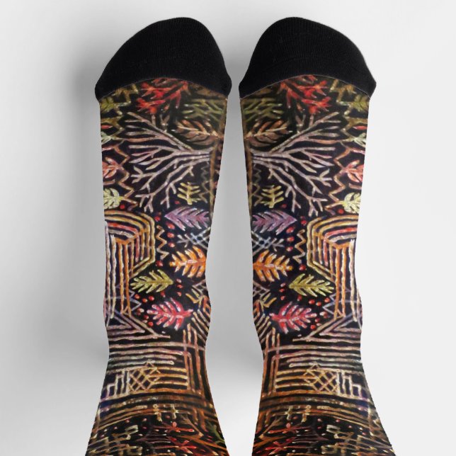 Untitled (Reconstruction), Paul Klee Abstract Art Socks (Top)